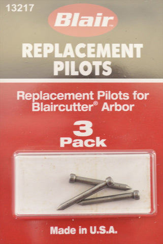 Pack of 3 Pilot Pins for Blair Cutter Kit