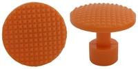 Oange Checkered 27mm GLue Tabs 10 Pack