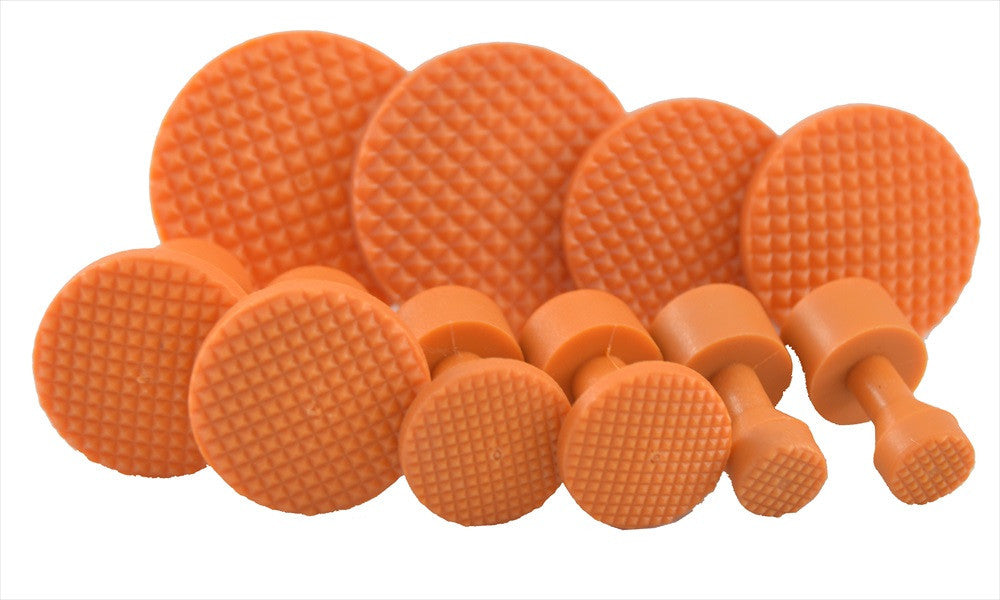 Orange Checkered Glue Tab Variety 10 Pack